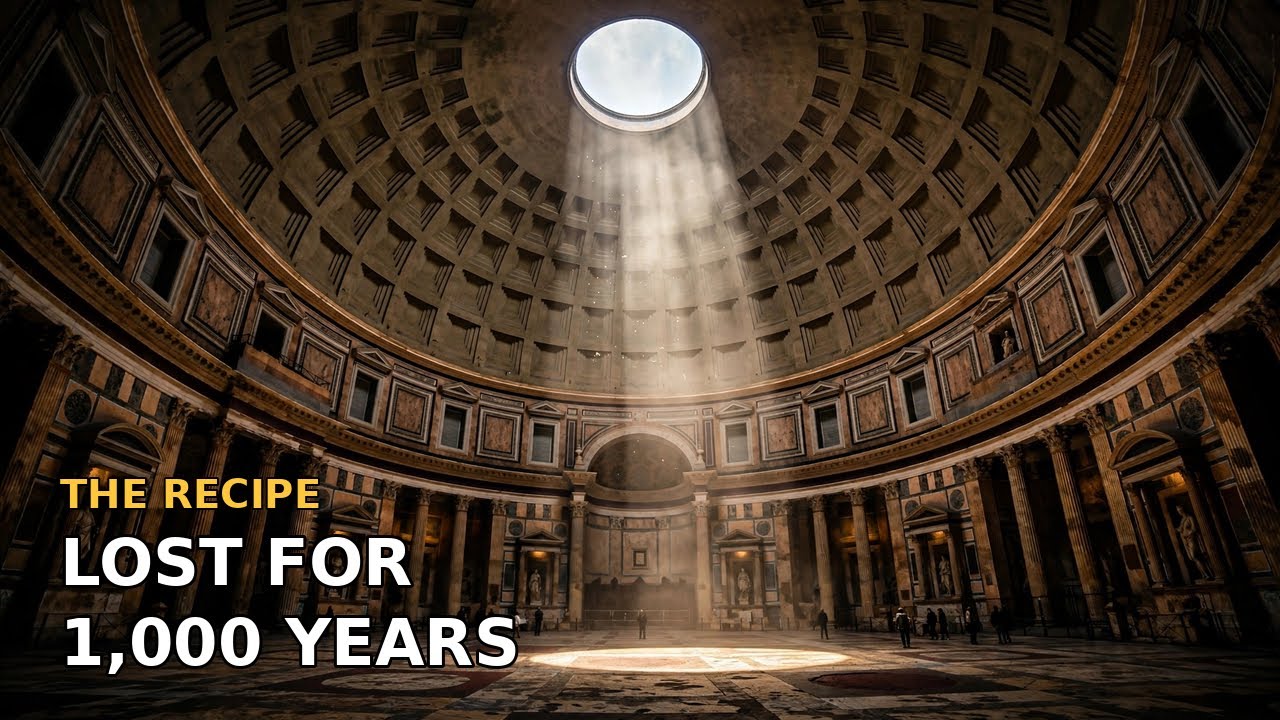 Roman Concrete: The Recipe Lost for 1,000 Years - YouTube
