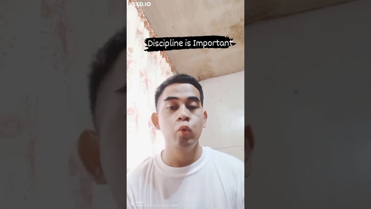 WHY IS DISCIPLINE IMPORTANT? JESSIE RIN MANLANGIT