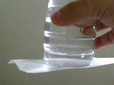 Pressão atmosférica. Um copo com água e uma folha de papel - YouTube