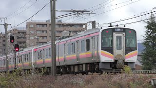 E129系B14+A20編成信越本線下り普通441M長岡→新潟【4K】