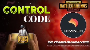 (PUBG) Levinho CONTROL And New Sensitivity code 2021ll Pubg ll 4 finger claw ll 1.7 update