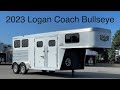 2023 Logan Coach Bullseye 2 Horse Gooseneck