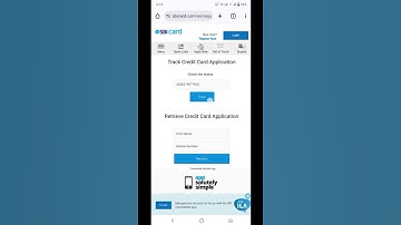 how to track sbi credit card / how to check  sbi credit card status online / sbi credit card track