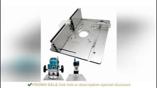 New Router Table Insert Plate for Woodworking Benches Router Table w/ Miter Gauge Guide Aluminium Pr