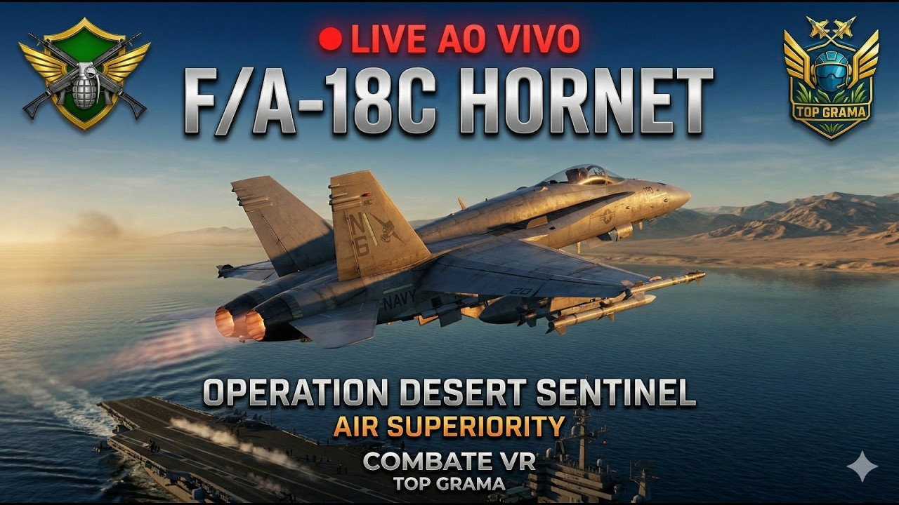 F/A-18C HORNET — OPERAÇÃO NO ORIENTE MÉDIO | PATRULHA DE SUPERIORIDADE AÉREA