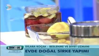 Evde doğal sirke yapımı