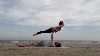 Acroyoga washing machine I Swiming mermaid