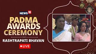 Padma Awards 2026 LIVE: Rashtrapati Droupadi Murmu Confers India’s Highest Civilian Honours | N18L