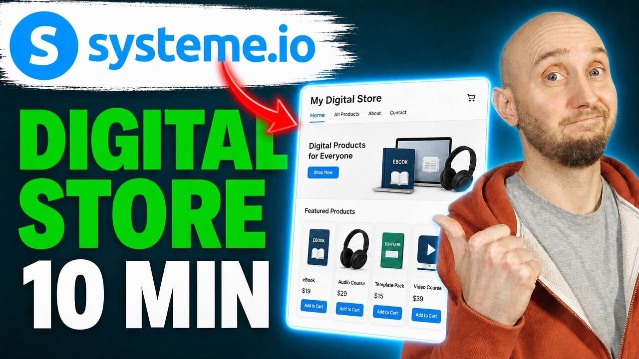 How To Create a Digital Store in Systeme.io For Free | NEW FEATURE ...