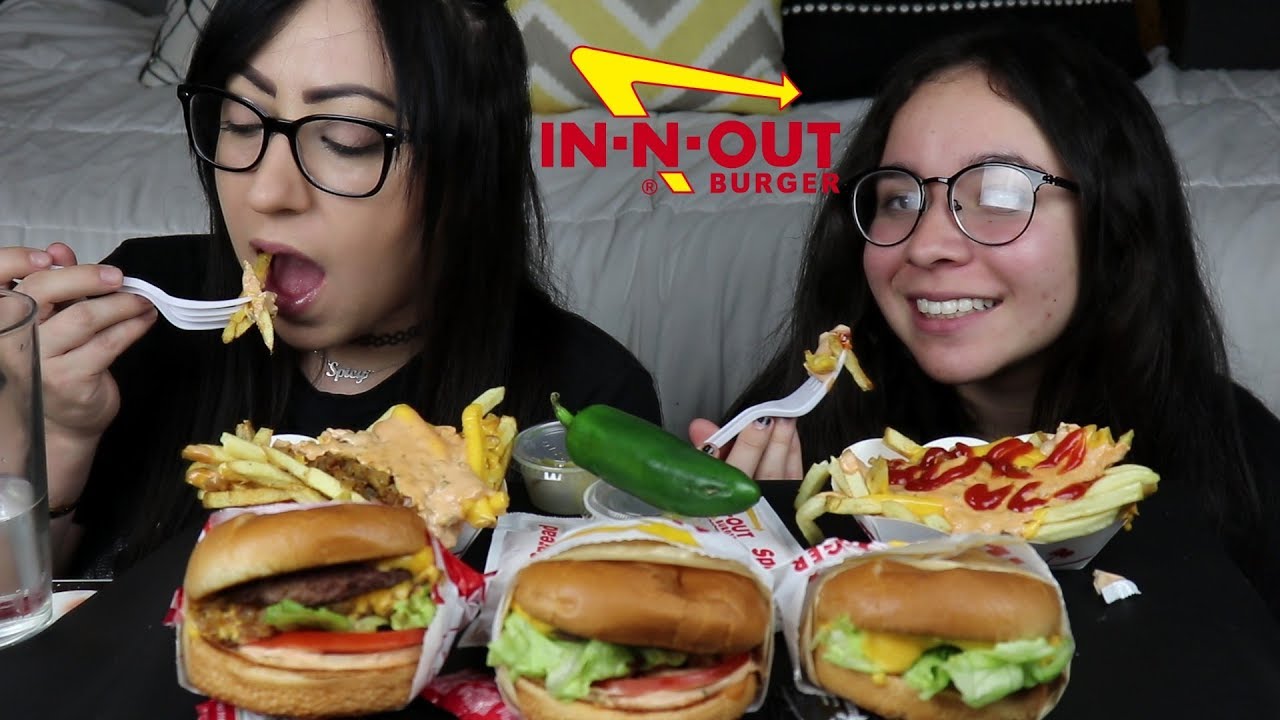 IN N OUT BURGER MUKBANG | EATING SHOW