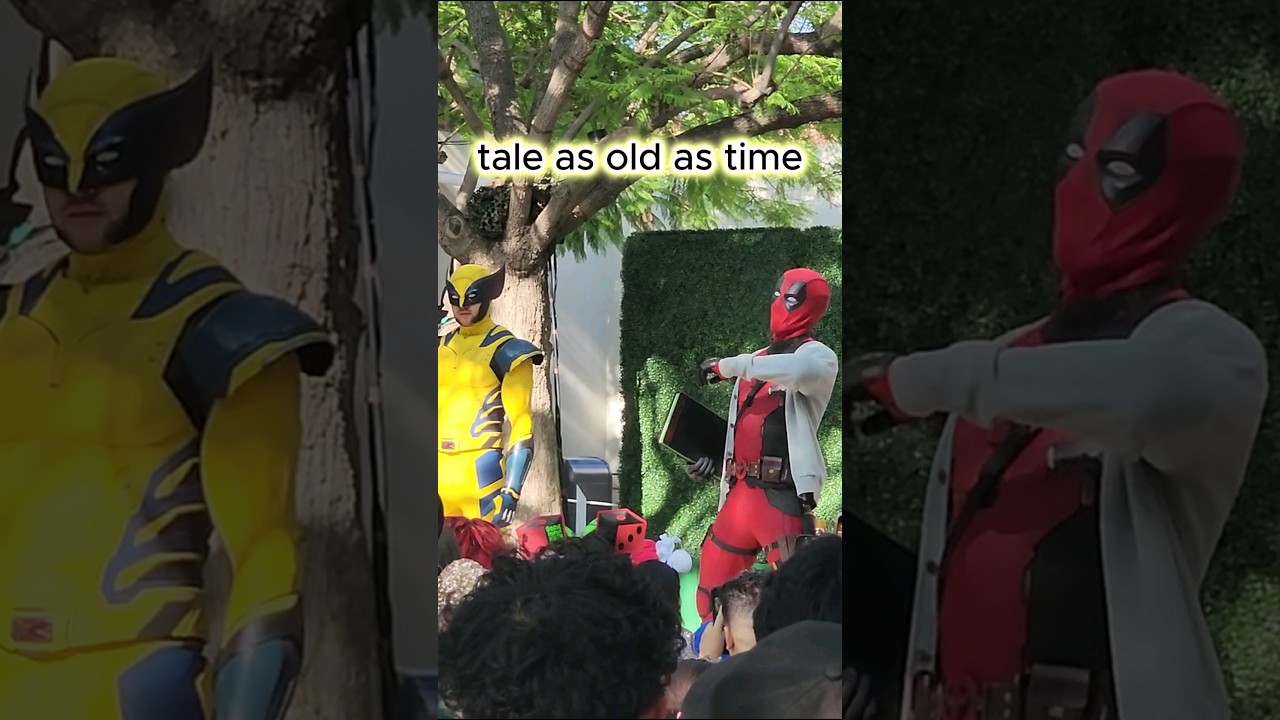 Deadpool and Wolverine Joke at Disney California Adventure Park during Storytelling with Deadpool