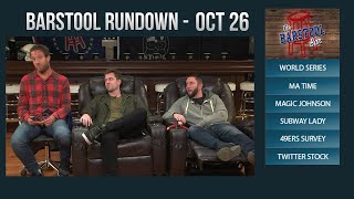 Barstool Rundown - October 26, 2017