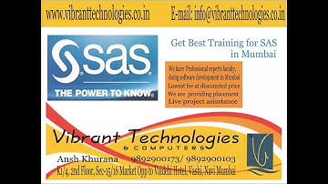 SAS -  Overview of SAS