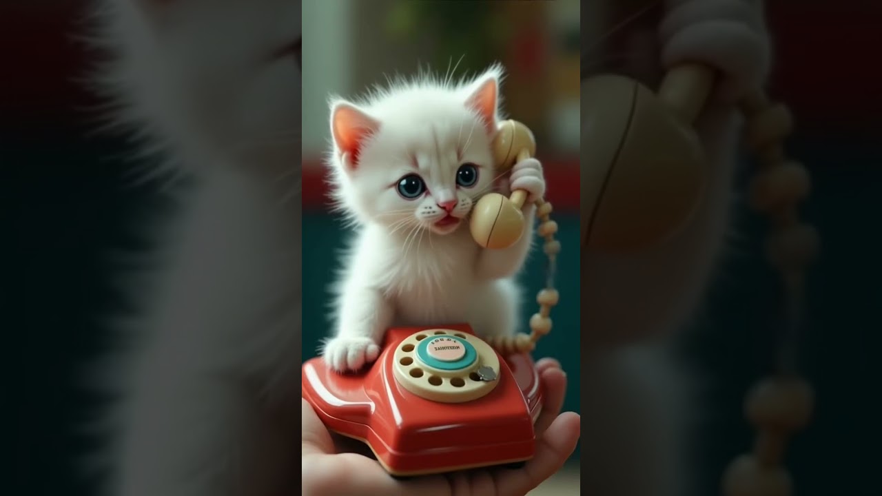 What Happens When a Kitten Gets a Phone Call?