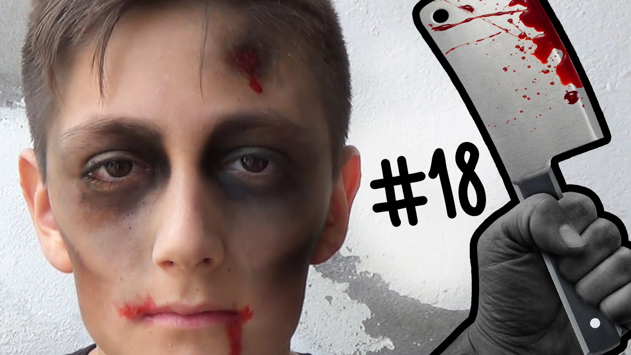 TUTORIAL ZOMBIE HALLOWEEN Trucco Facile Easy DIY Make Up Horror