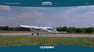 1/4 Scale PA-18 Super Cub PNP by Hangar 9