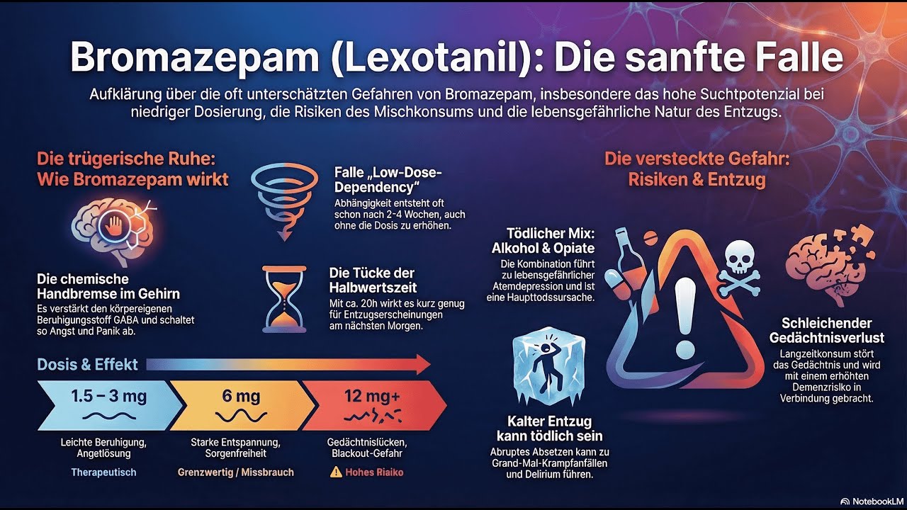 #4 Folge 32: BROMAZEPAM (Lexotanil): Die Falle der "milden" Benzos 💊⚠️ (Härter als Heroin?)