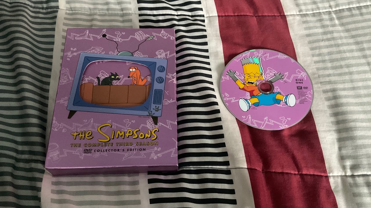 Opening to The Simpsons: The Complete Third Season 2003 DVD (Disc 1)