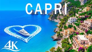 Capri 4K 🇮🇹 | Faraglioni Rocks, Luxury Yachts & Stunning Mediterranean Paradise | Deep House