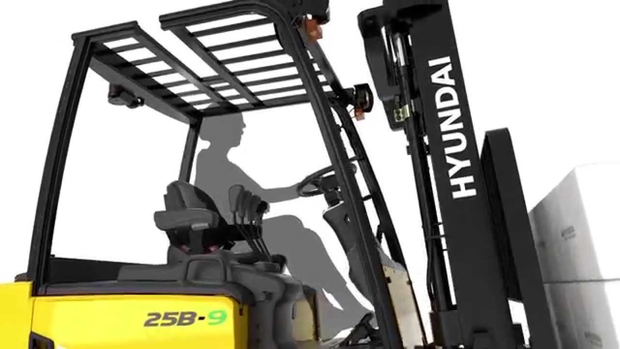 Hyundai 25b 9 Electric Folklift Youtube 