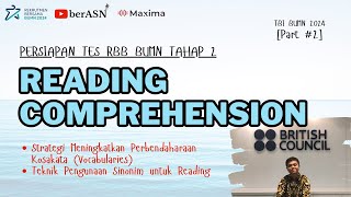 STRATEGI PENGERJAAN READING COMPREHENSION DAN PENINGKATAN KOSAKATA BAHASA INGGRIS | TBI BUMN screenshot 5