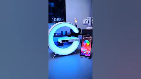 Wireless Charger 4 in 1 Lamp with Bluetooth Speaker | #shorts