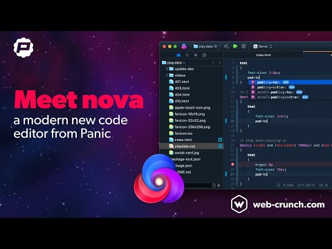 Meet Nova - A modern new code editor from Panic