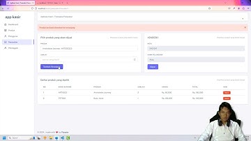 Membuat Aplikasi Kasir dengan CodeIgniter 3 - Bagian 12 jumlah produk yang dipilih melebihi stok