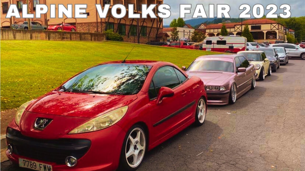 Alpine Volks Fair 2023 Helen GA Audi VW Porsche vlog YouTube