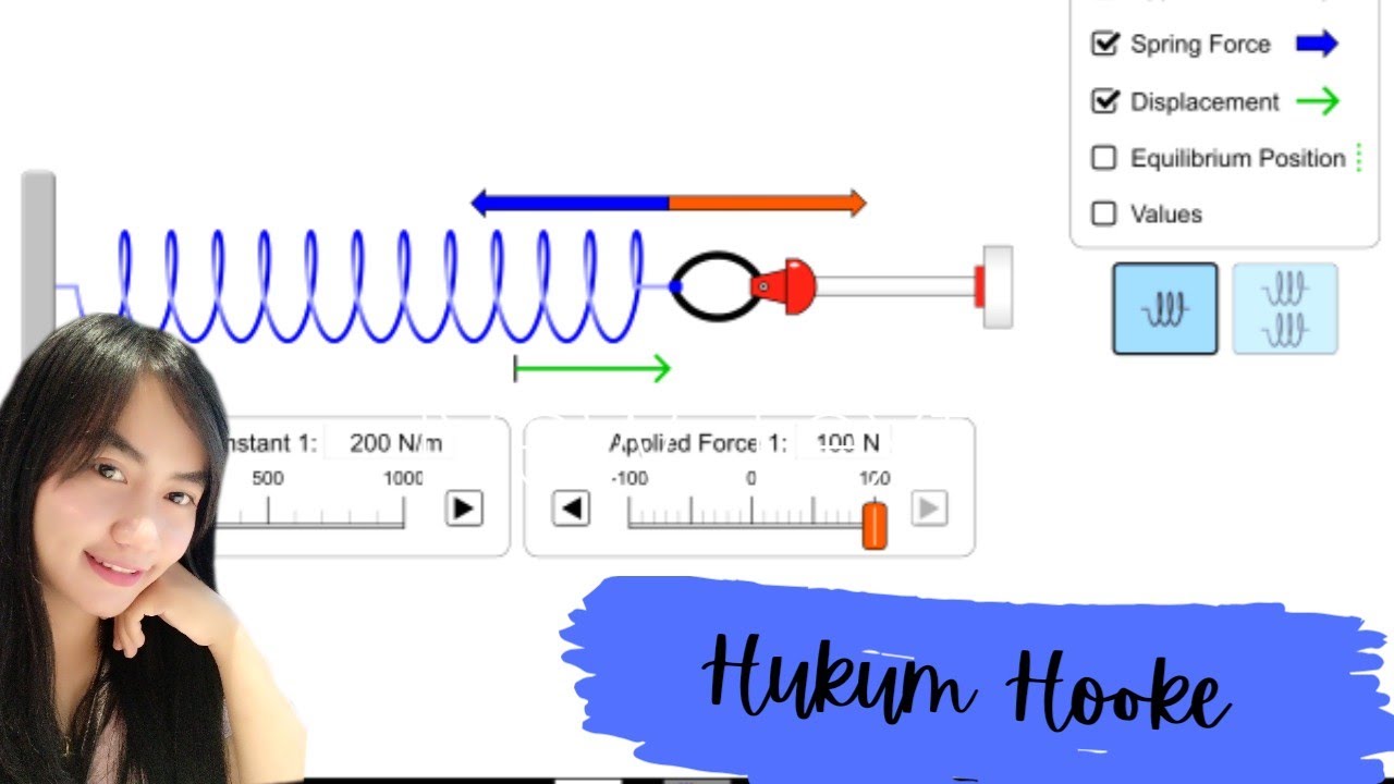 PERCOBAAN HUKUM HOOKE PHET - YouTube