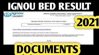 IGNOU BED ENTRANCE EXAM RESULT,bed result of ignou,merit list of ignou bed exam
