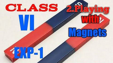 CLASS 6 SUBJECT SCIENCE Chapter 2 PLAYING WITH MAGNETS  EXP --1