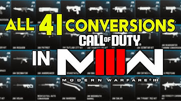 All 41 Conversion Kits in CoD MW3 RANKED (+ Best Class Setups)