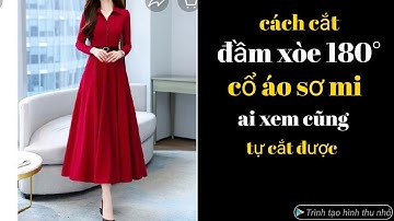 552✅ cách cắt áo đầm cổ sơ mi chữ y công thức siêu dễ ai xem cũng tự cắt được