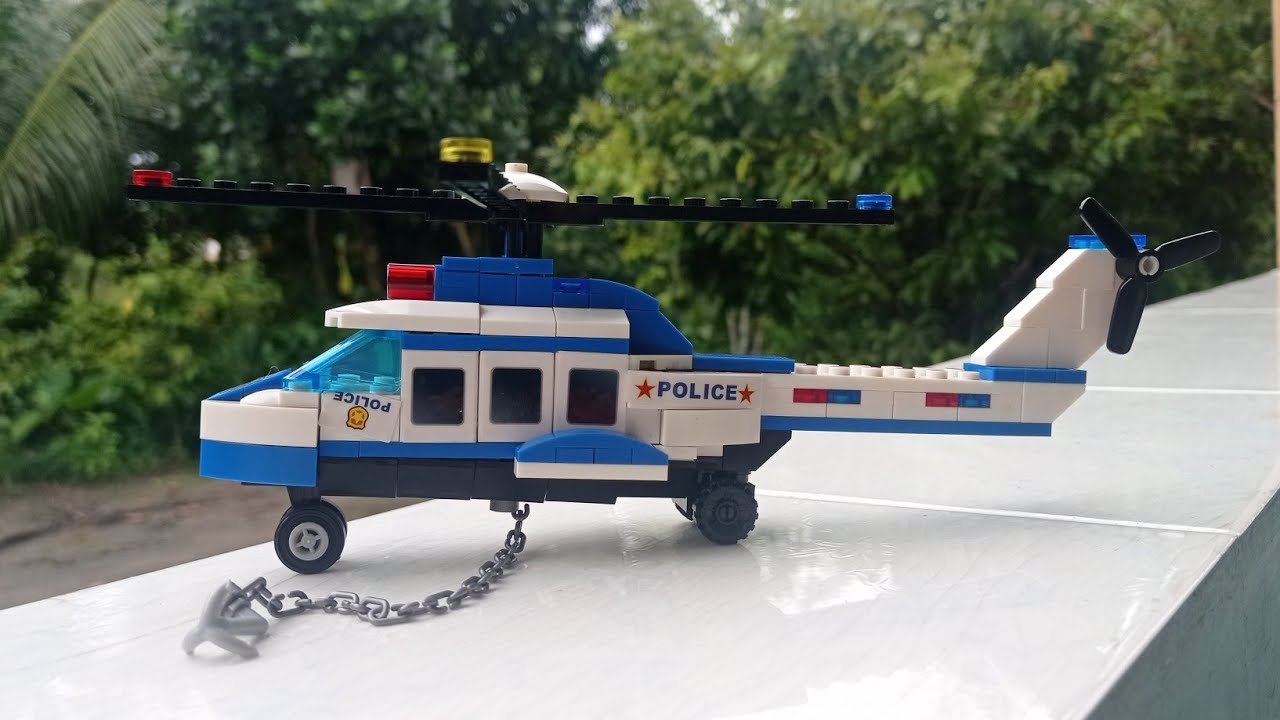 Hướng dẫn lắp máy bay trực thăng bằng lego - YouTube