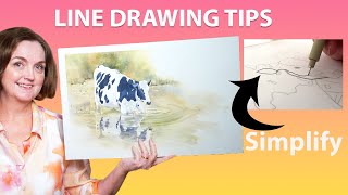 How to Simplify a Photo to Make a Drawing for a Painting