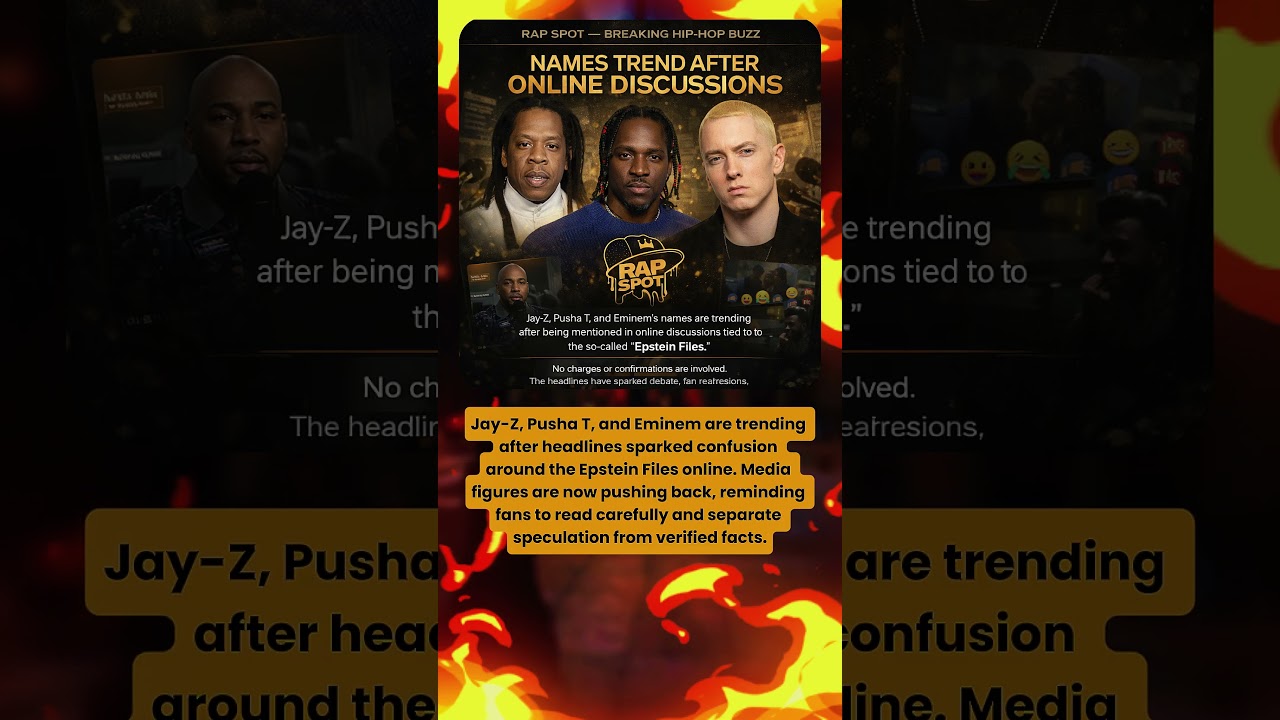 Jay Z, Pusha T & Eminem Trend After Epstein Headlines 