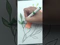 Satisfying Flower Coloring with Markers🎨 🌼#Asmr #Coloring #Drawing #Art #Shorts