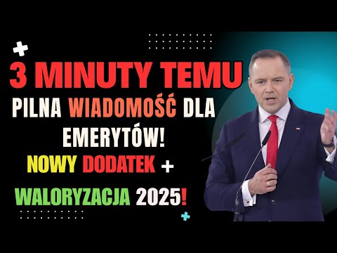 Emerytury 2025: Niska