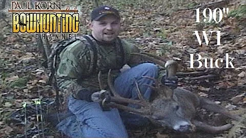190 inch Buck Bow hunted buck from Buffalo County WI