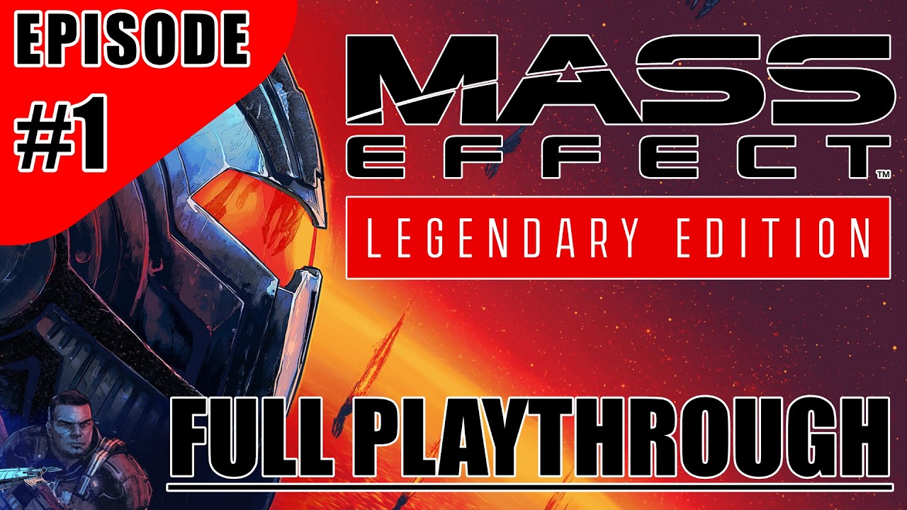 Star Trek Fan Play Mass Effect | First time playing | Blind Playthrough episode 1