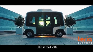 EasyMile EZ10 Shared Autonomous Shuttle with TERIA GNSS solutions