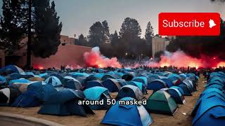 UCLA has canceled classes following a night of violence related to a pro-Palestinian encampment.