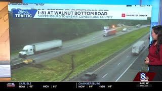 Coroner called to crash on I-81 in Cumberland County