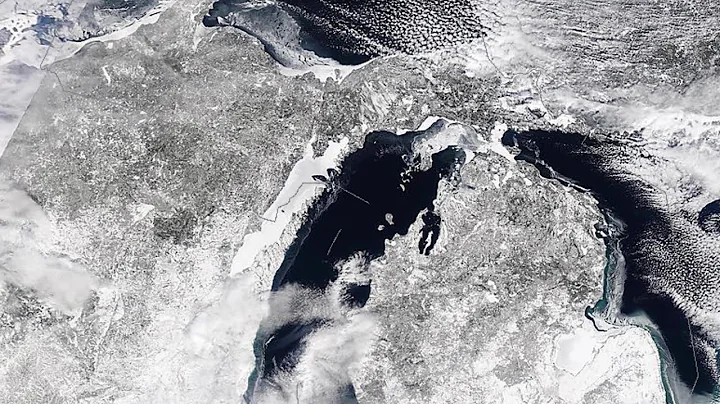 Ice cover increases rapidly over Great Lakes