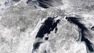Ice cover increases rapidly over Great Lakes