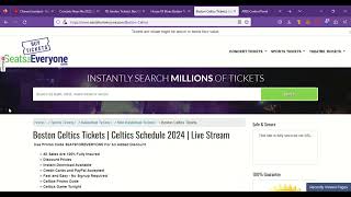 Boston Celtics Schedule 2023 2024 - Preseason October TD Garden - Home Opener - Seating Chart Map