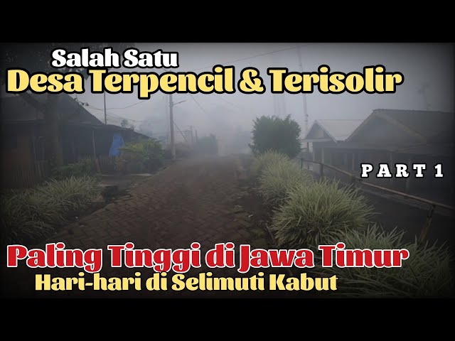 DINGIN SEKALI.!! Di Tempat yg SANGAT TINGGI u0026 TERPENCIL ini ada Desa Indah Yg jalurnya sgt Ekstrim class=