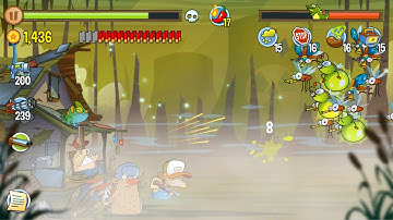 Swamp Attack - Hard Mode. Episode 5. Level 4 Gameplay Android walkthrough