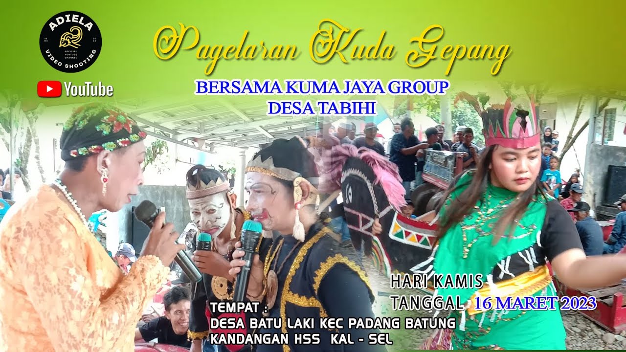 Pagelaran Kuda Gepang Kumajaya Group Tabihi # Main Desa Batu Laaki Padang Batung # 16 Maret 2023